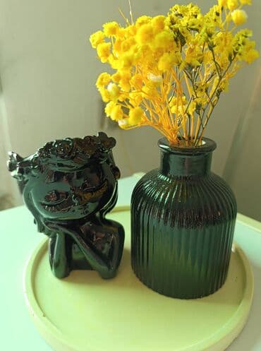 velike serpe za zimnicu: Vase, color - Black, New — 2