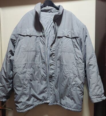 mona jakna kozna: Zimska jakna XL, bоја - Siva — 2