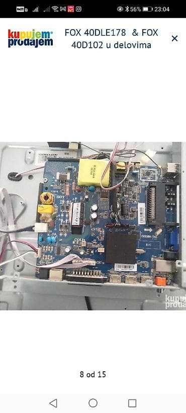 daljinski za tv sharp aquos: FOX 40DLE178 i FOX 40D102 – delovi za televizore (40") Dostupne — 9