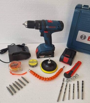 polovne busilice bosch: Prodajem novu i kvalitetnu aku bušilicu (šrafilica) BOSCH sa dodacima — 1