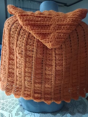 Women's Clothing: Narandžasti pončo — 1