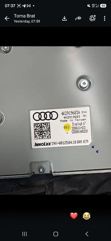 cerade za auto: AUDI A6 C8 2020 DELOVI KLIMA PANEL LCD 4K2919603A | Audi delovi — 2