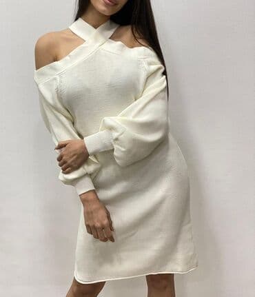 L (EU 40), color - White, Long sleeves