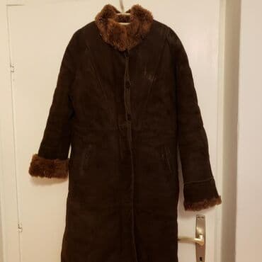 Fur coats: M, Without lining, color - Brown — 3