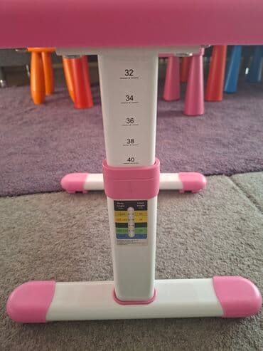 Setovi stolova i stolica: Dečiji radni sto i stolica – podesiva visina - Set radnog stola i — 5