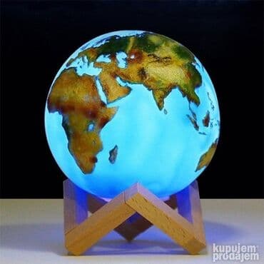 rasveta cacak: 3D EARTH LAMP - Zemlja lampa + sa postoljem 1899 dinara 3D EARTH — 1
