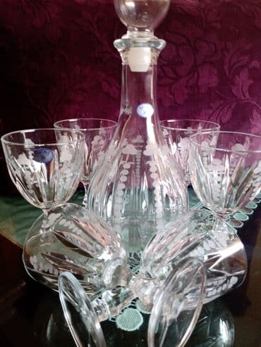 kristalne čaše prodaja: Bohemija servis za vino,kristal,led kristal,brusen kristal. iz — 2