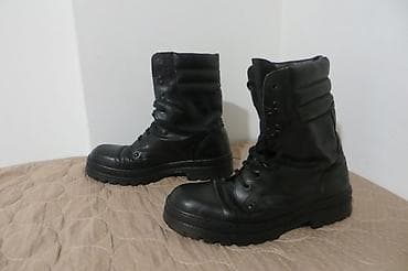 br 42: KOZNE VOJNE CIZME br 44 28cm unutrasnje gaziste stopala, potpuno — 4
