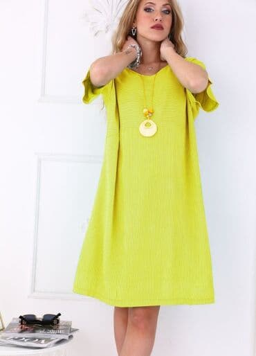 traka za grudi: Prelepe haljine od viskoze + ogrlica - 2300 din - obim grudi 120 cm — 5