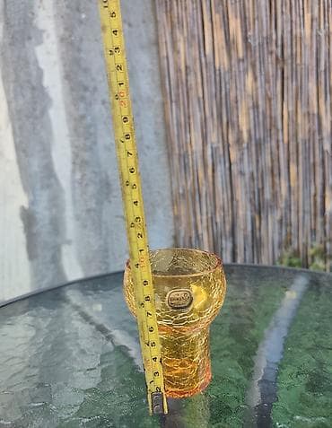 kuvalo za caj: ​🍊 Bohemia Glass - Vintage češki set bokal i čaše (Amber staklo) 🍊 ​Na — 4