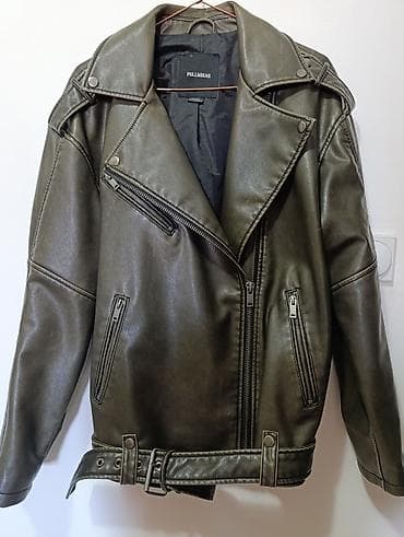 PULL&BEAR ženska bajkerska jakna od veštačke kože - Model
