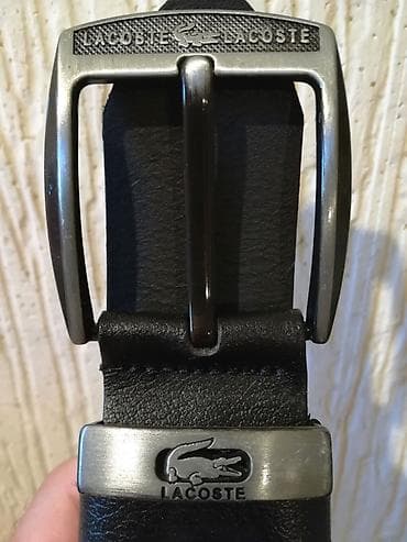 ysl zenski kais: Novi muski kozni markirani kais Lacoste u crnoj boji. Zemlja porekla — 2