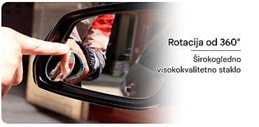 stikeri za auto: Nov komlplet dva ogledala za mrtav ugao. Laka montaza, podesiv polozaj — 2