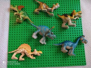 jednorog igracka: Set dinosaurusa,puna meka plastika,6 komada u savršenom stanju — 2