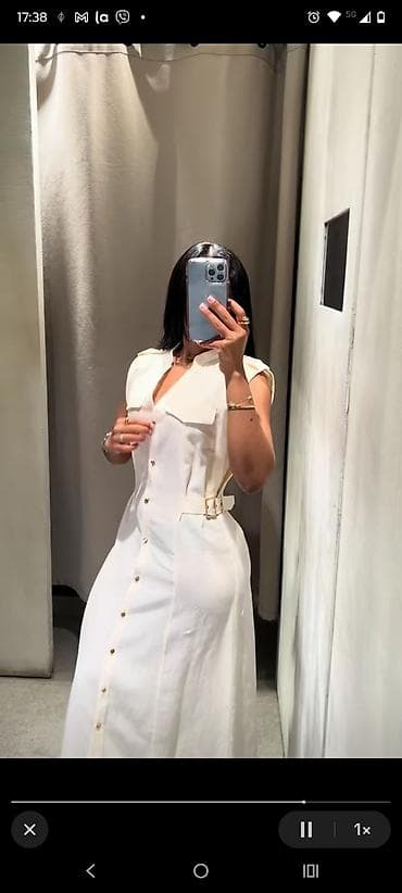 pancir lanac: Dostupna u S i M velicini Sastav : 52% lan 48% viskoza.Elegantna bela — 3