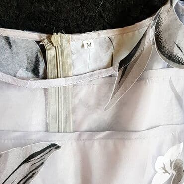 svecane haljine sa cirkonima: M (EU 38), color - Grey, Evening, Other sleeves — 5