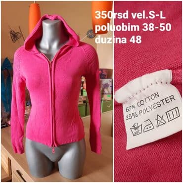 ženske kapri pantalone: Set odeće – detaljni opisi sa fotografija: 1) Prugasta unisex bluzica — 2