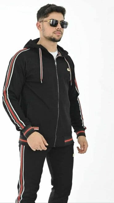 Prsluci: Komplet, 2XL, L, M, Gucci, bоја - Crna, Pamuk — 3