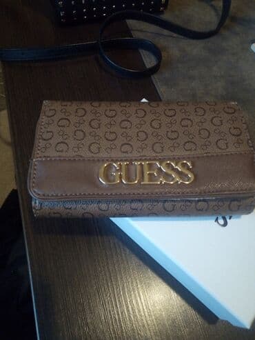 guess torba crna: Ženski novčanik, Guess, Materijal: Koža — 3