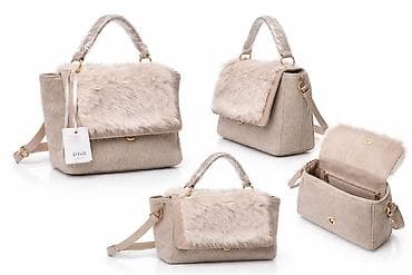 Elegantna damska torba „Phil Paris” u bež/peščanoj nijansi. -