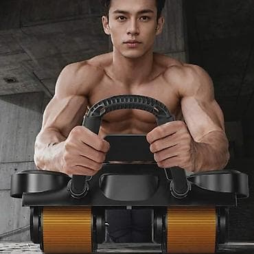 Roleri i rolšue: 🔥 Fitness sprava za stomak – Ab Roller sa ekranom i držačem za telefon — 1