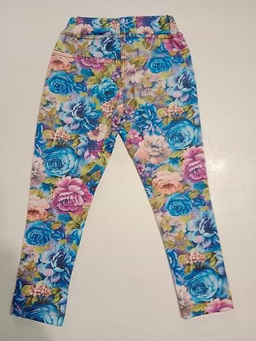 devojcice slike: Pantalone za devojčice
Veličina 4 
Cvetni dezen udobne — 1