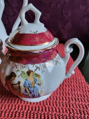 Antikviteti: Servis za kafu,nov,Fena porcelan nemacki 70te. Servis za 6 osoba — 16