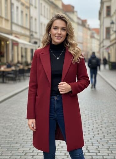 prologic odelo: 🔥Ženski elegantni kaput – duži kroj sa rever kragnom po ceni od 3300 — 1