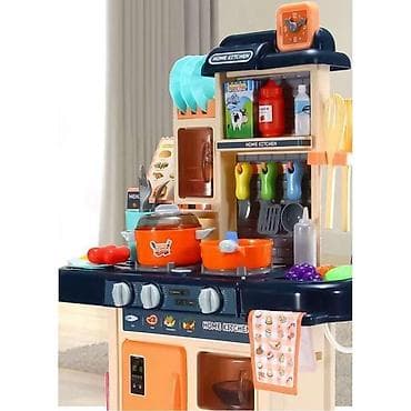 Kids' Kitchens: DEČIJA KUHINJA SOUNDS LED WATER WITH STEAM GENERATOR BLUE – 42 — 2