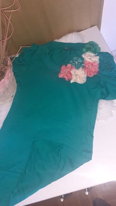 Women's T-shirts and tops: Fashion, M, color - Green — 4