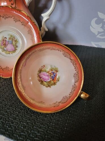 swarovski kristali cena: Komplet za kafu 1950g+ Waldershof Bavaria. Komplet za kafu,rucno — 9