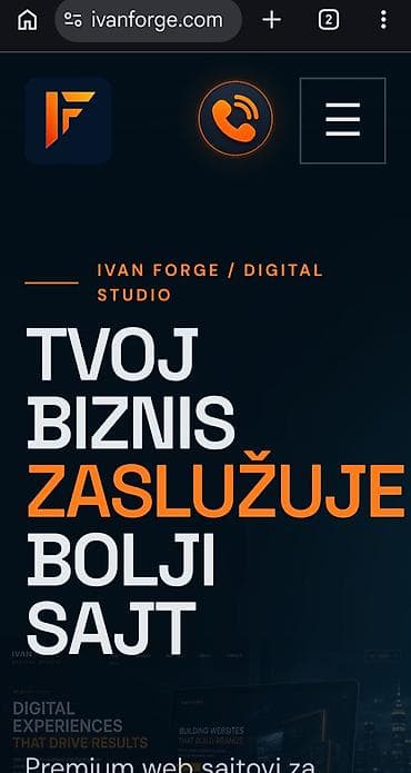 glet rigips: IVAN FORGE – Premium web dizajn i izrada sajtova Digitalno studio — 1