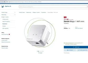 aparat za pečenje paprike: *** SUPER AKCIJA *** #3082 Za proširenje kućne mreže Devolo Magic 1 — 2