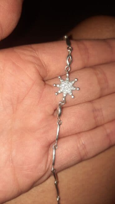 srebrna ogrlica sa krsticem: Chain bracelet, Material: Silver — 3