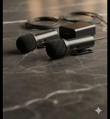 metalac aparat za kokice: Dvozonski set mini mikrofona sa žičnim priključkom – idealno za — 1