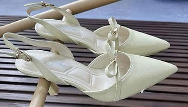 walkmaxx cizme zenske: Elegantne ženske cipele sa otvorenom petom (slingback) u nežno krem — 1