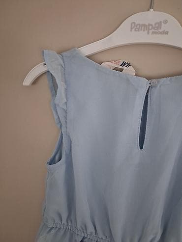 haljine polovne: Dečija haljina H&M – Frozen motiv - Svetloplava haljina bez — 7