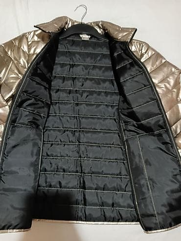 nike jordan jakna: Ženska prošivena jakna – metalik bronzana xl i jace moze 60 poluobim — 4