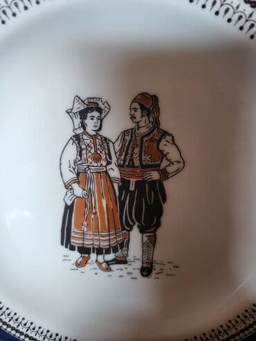porcelanske solje za caj: Tanjiri Mattstricht Mosa porcelanski holandski 70te. Tanjiri — 5
