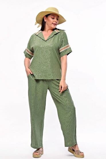 ženski kompleti za punije: ***Hit kompleti za punije dame cena 3600 Pamuk viskoza elastin Siri — 10