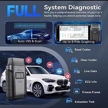 195 65 15 c: Novo- XTOOL Anyscan A30D V2.0 Bluetooth OBD2 CANFD FCA Cena skenera — 5