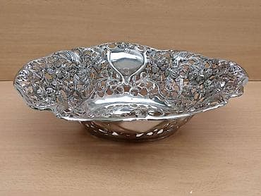 virgin star: Lux POSREBRENA Velika ukrasna Činija Lux Velika POSREBRENA ukrasna — 4