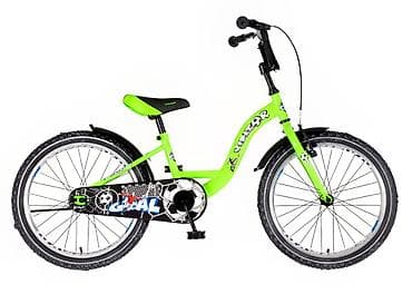 zagor i ciko: Bicikl kids Visitor Goal 20" 10" V-brake + kontra (115–135 cm) – neon — 1
