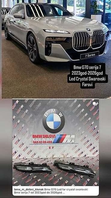 c6 led sijalice: LED FAR G70 CRYSTAL SWAROVSKI ZA BMW 700, 725, 728 . OD 2023. DO — 1