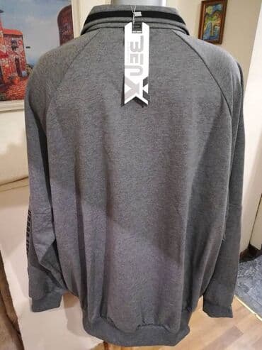 Sportswear: Sweatshirt, 5XL (EU 62), color - Grey — 4