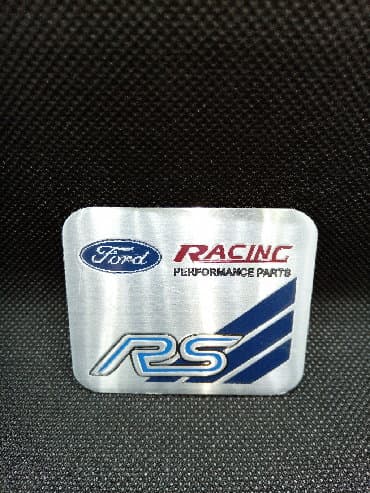 Vozila: Samolepljiva metalna pločica - FORD RS RACING Samolepljiva metalna — 4