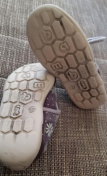 nike air max 3: Dečije platnene cipelice Bambi, veličina 27. - Ljubičaste sa cvetnim — 2