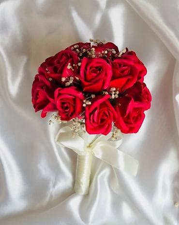 staklene cigle cena: Ručni buketi ruža – dekorativni i svečani aranžmani - Elegantni — 6