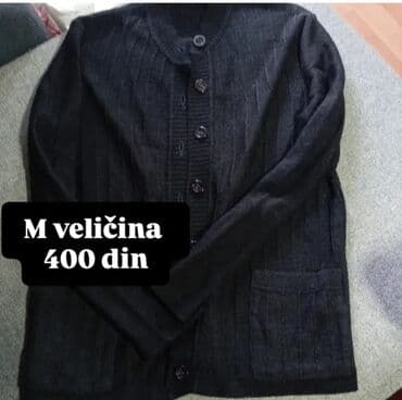 Crni ženski kardigan na kopčanje, veličina M. - Klasičan kroj sa na lalafo.rs Crni ženski kardigan na kopčanje, veličina M. - Klasičan kroj sa