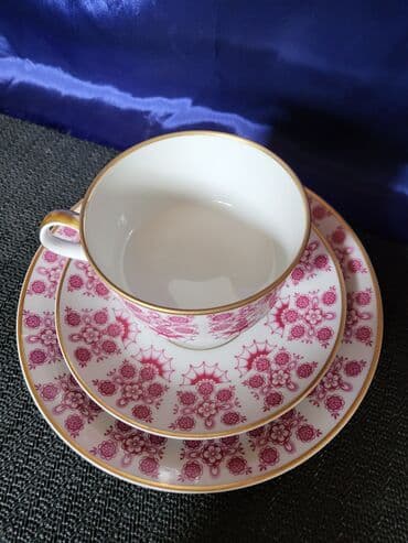 porcelanske solje za caj: Set Lichte porcelan Istocna Nemacka 70te god. Nemacki set radjen — 3